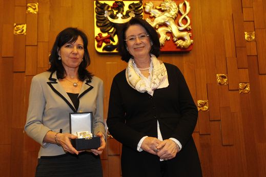 PhDr. Yvona Vágnerová a Miroslava Němcová